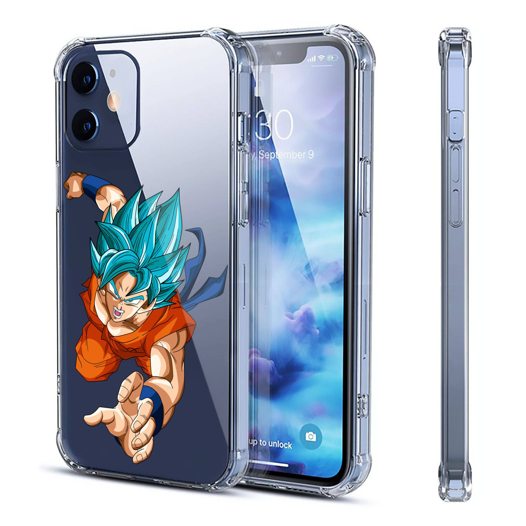 （画像用） ドラゴンボール ベジット DRAGON BALL Vegetto 【iPhone 12シリーズ対応】透明スマホケース（クリアソフトケース）